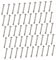 KOMBIUDA 50Pcs Computer Case Fan Screws Long Tapping Screws for Cooling Fans Durable Round Head Design for Desktop Power Supply and Water Cooling Systems