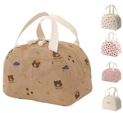 LERANXIN Sac Isotherme Repas Femme Enfant 6,5L Glaciere Souple Petit Sac Lunch Bag Repas Pochette Lunch Box Isotherme Bebe Rentree Scolaire pour Travail Pique Nique Voyages Picnic Bureau Cadeau Femme