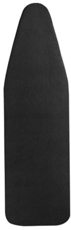 Bügelbrettbezug 110X30 Solide Farbe Schwarz Klassischer Baumwollbezug,bügelbrettbezüge Für Dampfbügeleisen, Mit Eingebauter Hitzereflektion Mit Schnurbindung & Stretch-System