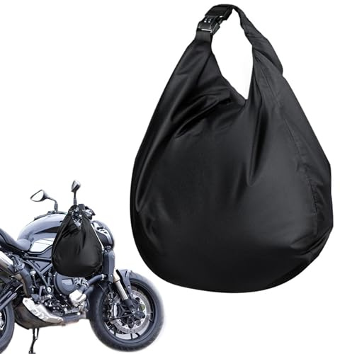 ZAHD Helmbeutel Oxford Helmtasche Motorradhelm tragbare (Schwarz2)