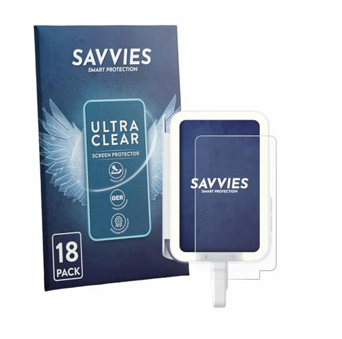 Savvies 18 Stück Schutzfolie für Insta360 Snap Displayschutz-Folie Ultra-Transparent