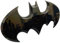 Fan Emblems Batman Car Emblem - 1989 Batwing Batarang Symbol 3D Auto Badge - COLOR: Black Chrome - SIZE: 3.8 x 1.8 x 0.2 inches - Officially Licensed DC Car Accessories