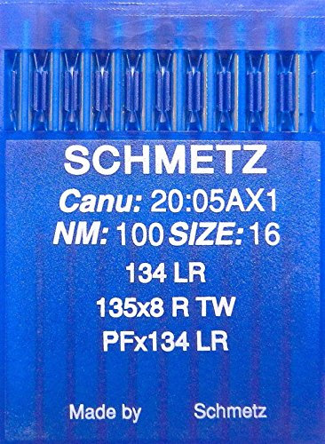 SCHMETZ 10 134 LR Nähmaschine Leder Nadeln Rundkolben (Industrie) Stärke 100