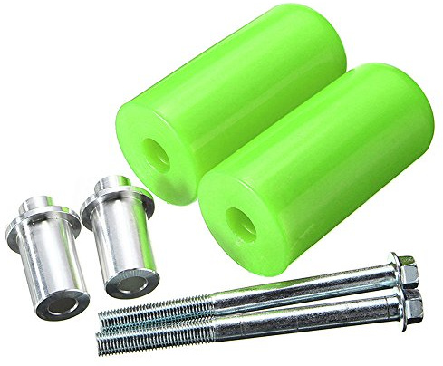 Yefun Frame Sliders, Universal Motorcycle Frame Sliders Anti Crash Protector For Yamaha Honda Suzuki (Green)