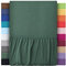leevitex® Spannbettlaken 140x200cm - 160x200 cm | Spannbetttuch Bettlaken | 100% Jersey Baumwolle | Matratzenhöhe bis 25 cm | Öko-Tex | Dunkelgrün