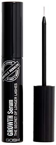 GOSH Growth Serum für lange & dichte Wimpern I Pflege & Wachstum für Wimpern I Wimpernwachstum bei täglicher Anwendung I Einfache Applikation mit integriertem Pinsel I Parfümfrei