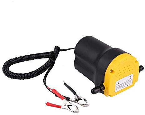 Pompe à Huile DC 12V 60W 250L/ H Pompe Electrique Vidange Huile Moteur Pompe de Transfert Huile avec Tuyau pour Changement de d'extracteurs de Fluide de Voiture Moto