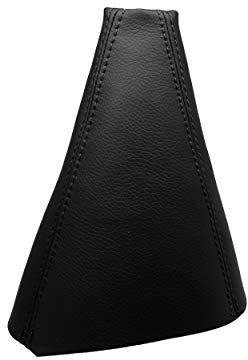 Cargaiter - Schalthebelmanschette, Zubehör, kompatibel mit KIA PICANTO (2003-2011), Schwarz, Kunstleder