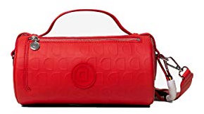 Desigual Lazarus Barrel Across Body Bag Carmin