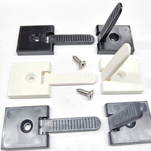 Zanzariera per finestre, maniglie pieghevoli, protezione dagli insetti, maniglia per finestra, ricambio (grigio, 2 maniglie pieghevoli)