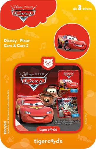 tigermedia tigercard Disney Cars 1 and 2 Racing Car Adventure Stories tigerbox Audio Box Radio Play Audio Books Songs Gift Idea Boys Son