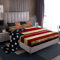 Bettwäsche-Set mit amerikanischer Flagge, USA, patriotisches Bettwäsche-Set für Herren und Erwachsene, weich, leicht, 1 Bettlaken für Einzelbetten