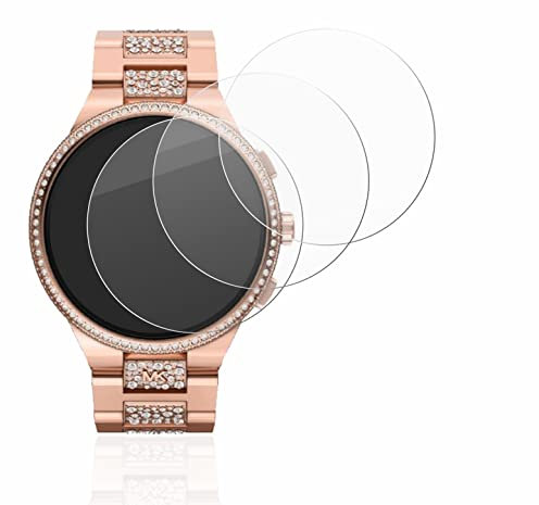 brotect Protection Écran Verre pour Michael Kors Camille Gen 6 MKT5147 (3 Pièces) Film Protecteur Vitre 9H [Anti-Rayures, Transparent]