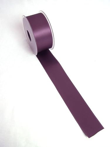 Satinband - Double Face - Breite 40mm - Fb.456 Pflaume - Meterware