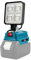 AUTOJARE 3 zoll Akku Lampe Für Makita 18v 40W Kabellose Flutlichter Lampe mit 2 USB-Aufladung Tragbares Led Arbeitsleuchte für Autoreparatur, Heimbeleuchtung, Camping, Angeln (kein Akku)