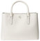 Ralph Lauren Lauren Tasche Marcy Small, Handtasche, Umhängetasche, Offwhite, Weiß