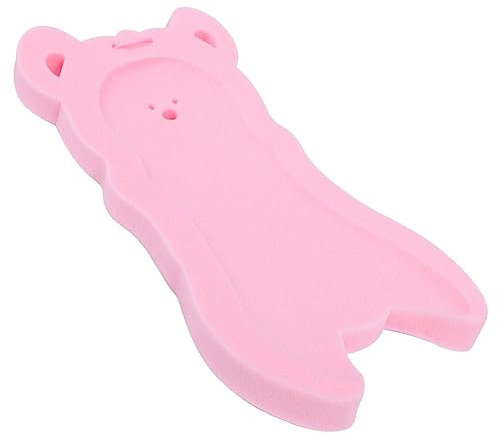 Ciieeo 2 Piezas Alfombra De Baño Bañera Recién Nacido Almohadas para Almohada De Baño Bañera Hinchable para Bebe Bañera Bebe Recien Nacido Baños Rosa Necesidad Esponja Bebé Páginas