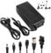 HPGAAVD Chargeur Trotinette Electrique，54,6V 2A Chargeur Hoverboard, Chargeur Universel pour Batterie Lithium 48V avec 6 Connecteurs，Charge Rapide pour Hoverboard，E-Bike，Scooter électrique