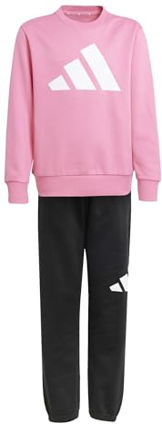 adidas Unisex Kinder ESSENTIALS FLEECE JOGGER, pink fusion/white, 7-8 Years