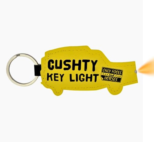 HOX Only Fools And Horses Del Boy's Van LED Keychain Keyring Torch Light, Yellow