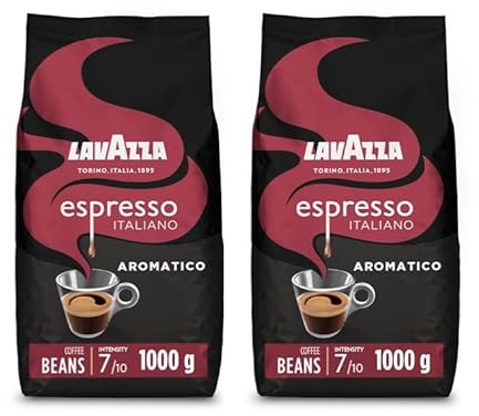 Lavazza, Espresso Italiano Aromatico, Coffee Beans, 2 x 1 kg