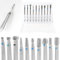 TRKETK 10 Piezas Fresas para Torno Manicura, Brocas Universales de Carburo de Diamante para Uñas Juego de Brocas para Quitar Cutículas Kit de Brocas de Uñas de Gel Acrílico Broca Manicura