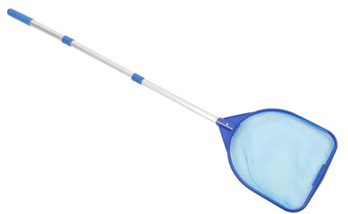 MOBUTOFU Epuisette Rétractable pour Piscine Et Étang Filet à Multifonctionnel avec Tige Télescopique Outil De Nettoyage Pratique Et Léger pour Entretien De Piscine Bassin