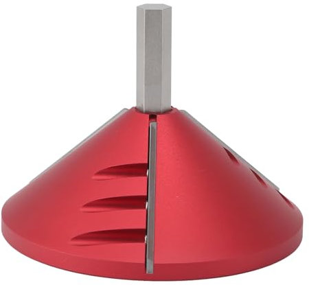 Pipe Deburring Tool, Aluminum Alloy 2 in 1 Inner Outer Reamer PVC Chamfer Tool for PVC, CPVC, ABS, PP, PE Pipe Red