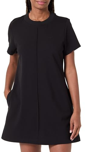 Calvin Klein Damen T-Shirt Kleid Punto Milano Kurz