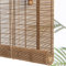 Bambus-Rollo im japanischen Stil, lichtfilternd, Sonnenschutz für Terrasse, Pergola, Küche, 170 cm breit, 170 x 250 cm (B x H), Haken im Lieferumfang enthalten