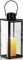 Farol para velas de 24 cm de alto, farolillo de jardín de metal para exteriores, farolillos grandes, farolillos para tumbas, farolillos de velas, farolillo de cristal, decoración para el día de