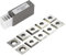 Holzmeißel-Sets, Drechselbänke, 15 mm quadratisches Hartmetall-Fräser-Einsatz-Set for Drechselwerkzeuge, CNC-Holz-Vierkant-Hartmetall-Fräser-Einsatz-Set, Ersatzfräser, Hartmetall-Schneidwerkzeuge für