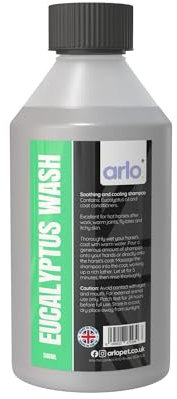Eucalyptus Wash Horse Shampoo 500ml – Soothing Wash for Itchy Skin, Fly Bites & Hot Joints | Refreshing & Cooling Formula | Ideal for Horses & Ponies