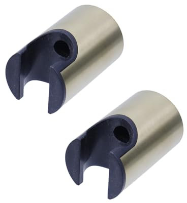 T Tulead Golden Duschhalter Handbrause Brausehalter Wandhalterung Duschhalterung 2 Stück mit Schrauben