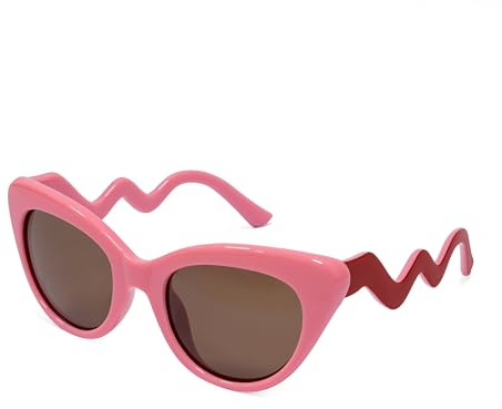 FISURA – Occhiali da sole originali da donna. Occhiali da sole polarizzati con motivo a mucca, completi di panno, custodia e scatola metallica. Idea regalo unica.