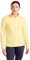 Mountain Warehouse Camber Half Zip Women's Fleece - Lightweight, Warm & Cosy Half Zip Sweatshirt Top - Best for Camping, Outdoors, Travelling & Hiking Pale Yellow M