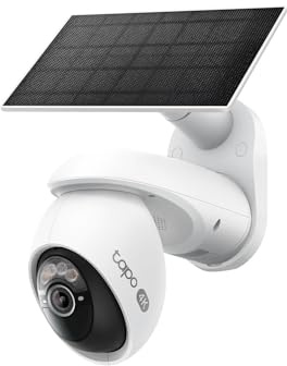 Tapo TP-Link 4K 8MP Outdoor Pan/Tilt Wi-Fi Security Camera, 360° View, Motion Tracking, Color Night Vision, Free Person/Vehicle/Motion Detection, Cloud & SD Card Storage, C660 KIT