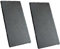 Hemobllo 2 Pièces Assiettes de Ardoise Plates de Service Multipurpose pour Desserts Plats Alimentaire Faciles