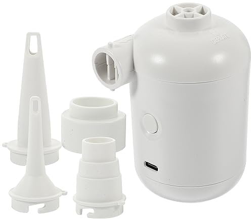 ifundom 1 Set Pompa Elettrica Gonfiabile USB Compressore Portatile per Materassini Giocattoli e Attività All Facile Trasportare e Utilizzare
