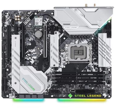 motherboard Fit For ASRock Z690 STEEL LEGEND WIFI 6E Motherboard Support Socket LGA1700 I9-14900K I5-12400F CPU 4xDDR4 USB3.2 Gen2 M.2 PCIe 5.0 ATX