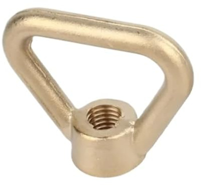 Tuerca de ojo de elevación triangular Anillos de rosca trapezoidal tuerca ojo elevación triangular latón for pernos mango M12 M16 M20 M24(M12-1pcs)