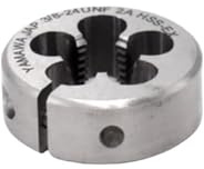 Filiera tonda HSSE AR-D a filettatura fine M10-M24 | Filiera metrica di precisione for metallo | 1 pezzo(M12x1.5)