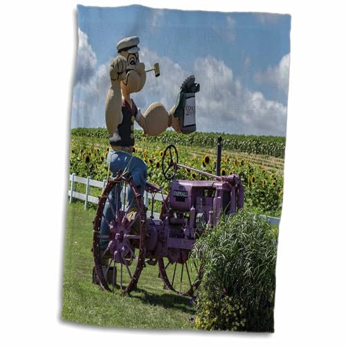 3dRose - Roni Chastain Photography - Popeye in The fields - Handtücher (twl-295729-1)
