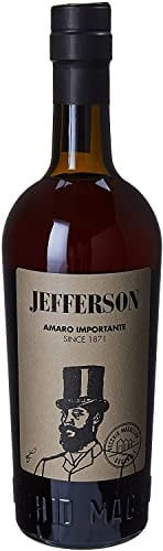 LIQUORE JEFFERSON AMARO IMPORTANTE 30° - Liquore amaro di erbe - 3 bottiglie 0,7 L