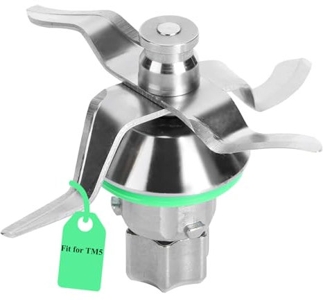 Couteau Lame de Rechange pour Thermomix TM5,Couteau Mélangeur en Acier Inoxydable Accessoire de Remplacement pour TM5,Couteau TM5 Remplacement pour Thermomix TM5