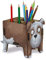 Werkhaus WE 7114 Stiftebox Hund Vierbeiner (ohne Inhalt)