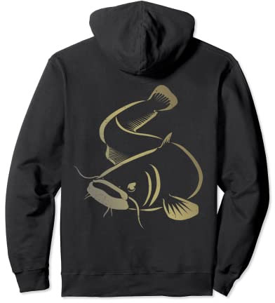 Angler Wels Angeln Zubehör Waller Angelfreunde Pullover Hoodie