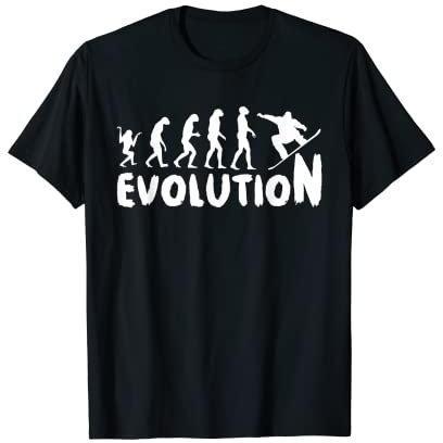 Snowboard Evolution - Snowboarder Snowboarding Snowboard T-Shirt