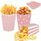 24 Stücke Popcorn Boxes, Popcorntüten Rosa, Candy Tüten Partytüten Set 3 verschiedenen Designs Popcornschachteln Candybar Tüten für Partys,Familienfeier,Kino,Kindergeburtstag