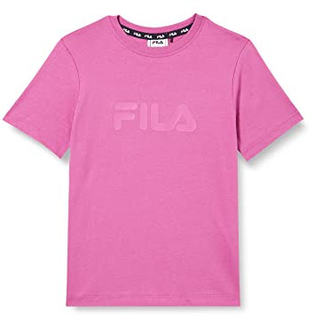 FILA Solberg Classic Logo T-Shirt, Orchidea Viola, 158 cm-164 cm Unisex-Bambini e Ragazzi